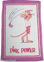 WINNING EDGE PINK PANTHER GOLF TOWEL. BNWT - $15.93