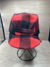 VTG Woolrich Mens Plaid Buffalo Mackinaw Wool Hunting Outdoors Hat Cap R... - $19.80