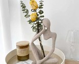 Thinker Sculptures, Sandstone Resin Thinker Statue Ornaments, Abstract S... - $23.99