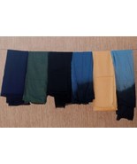 Original Moroccan Berber Tuareg Scarf Authentic Indigo Blue Headgear Ethnic - $34.00