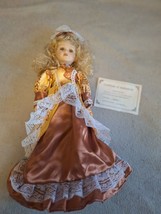 Collectible 17&quot; Ashley Belle Porcelain Doll Vintage - $18.95