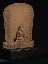 Buddha statue - antique stone Thai stele teaching 49cm/50.8cm-
show original ... - £2,803.17 GBP