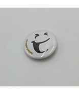 Smirk And Dagger Games White Smiley Logo Pin - $7.91