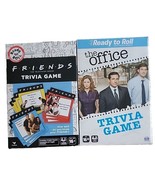 2-Spin Master Games ~ THE OFFICE Trivia ~ FRIENDS Trivia ~ Fast Paced Games - £14.90 GBP