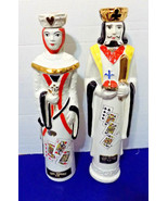 Ezra Brooks 1969 King of Clubs and Queen of Hearts Decanters Empty Bottles - €73,31 EUR