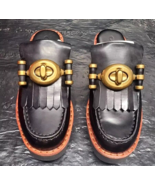 WOMEN&#39;S COACH SHOES TURNLOCK CREEPER SLIDES MULES CLOGS IN BOX - SIZE 5 ... - €103,00 EUR