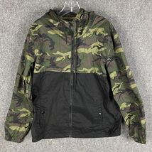 Nomad Camouflage Jacket Men&#39;s Small Full Zip 100% Cotton Drawstring Adul... - €16,30 EUR