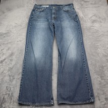 Lucky Brand Jeans Mens 34 Blue Classic Fit Short Length Casual Denim Pants - $29.68