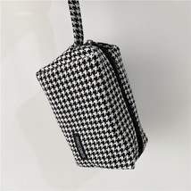 en Plaid Travel Cosmetic Lipstick Portable Storage Bag Toiletry Kit Women Makeup - £48.32 GBP