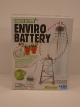 Green Science Enviro Battery Kit Use Natural Materials 4M Kids Labs Home School - £6.62 GBP