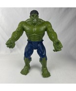 The Incredible Hulk Poseable Action Figure 12&quot; 2013 Marvel Hasbro Rare B... - $18.66