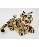 Vintage Tiger with cubs Bobble Head Car Nodder Home decor figurine - $49.00