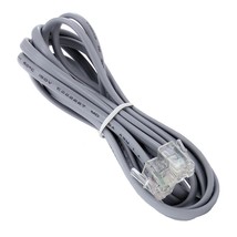 RJ11 Cable/Cord, E222227, AWM 193399 26 AWG VW-1, 60C, 150V, 6P2C, 5 ¾ ft. - $2.95