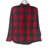 Sonoma Men&#39;s Plaid Long Sleeved Button Down Modern Fit Shirt Size L - $16.83