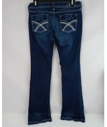 YMI Premium Women&#39;s Distressed Embroidered Dark Wash Low Rise Bootcut Je... - $365.81 MXN