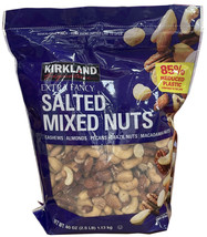 Kirkland Signature Extra Fancy Mixed Nuts, Salted, 2.5 Pounds - $24.85