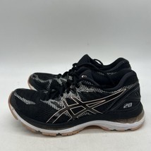 Asics Womens Gel Nimbus 20 T850N Black Running Shoes Sneaker Athletic Size 8.5 - £27.61 GBP