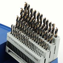 COMOWARE Number Size Drill Bit Set 60pcs- Jobber Length Drill Bits, Wire... - $34.99