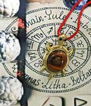 TRILLIONAIRE MAKER REAL OCCULT TIGER EYE TORTOIS ENERGIZED PANDENT WEALT... - $78.21