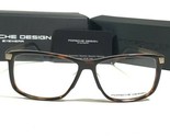 Porsche Design Eyeglasses Frames P8319 B Brown Tortoise Gold Square 55-1... - $93.28