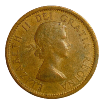 1964 Canada Cent Queen Elizabeth II - £1.01 GBP