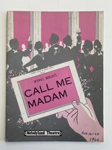 Kent Smith and Russell Nype signed Call Me Madam program - £39.87 GBP