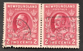 Newfoundland 2 Cent Royal Family King George V Stamps #105 Red - £10.93 GBP