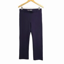 Betabrand Womens Medium Petite Navy Straight Leg Dress Pants  Casual Off... - £17.92 GBP