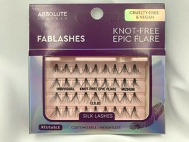 Absolute Ny Eyelashes Fablashes Individual Knot Free Epic Flare Medium ELIL05 - £1.91 GBP