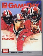 ORIGINAL Sep 18 1988 Gameday Magazine Program 49ers Falcons Marion Campbell - £15.77 GBP