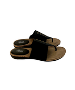 Women&#39;s Black Sandals Bass Go-To Comfort Size 9 Laurel Tan Comfortable S... - £9.46 GBP