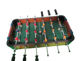 Mini Table Top Foosball Soccer Game 16&quot; x 9&quot; W/2 Soccer Balls Tested Working - £15.49 GBP