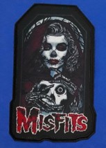 The Misfits Marilyn Unmasked Rock Group Iron-On Embroidered Patch  2 7/8 - £6.24 GBP
