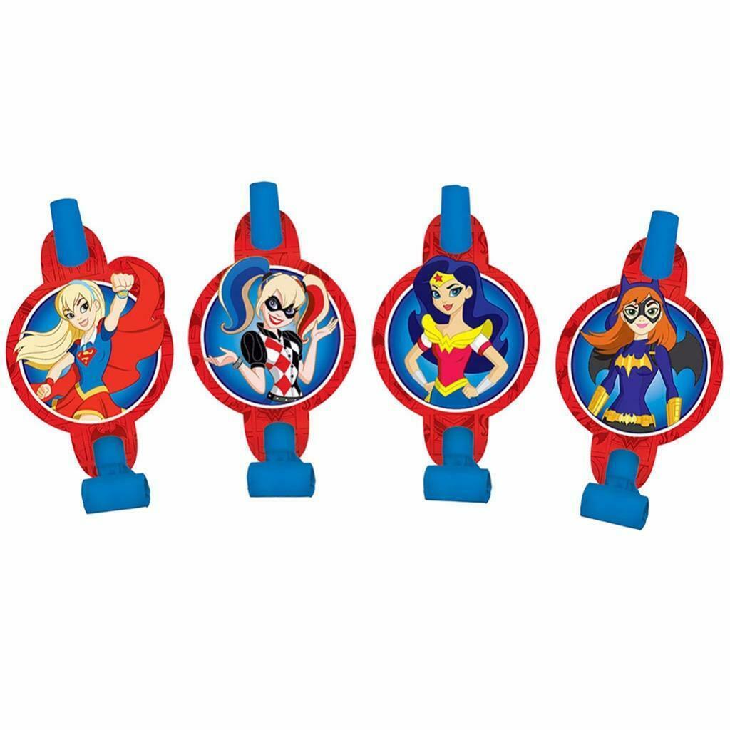 DC Super Hero Girls Party Favors Blow Outs 8 Per Package Birthday Party Supplies - $5.95