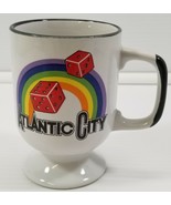 VC) Vintage Atlantic City New Jersey Casino Rainbow Dice Coffee Tea Mug ... - £15.56 GBP