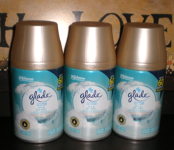 (3) Glade Automatic Spray Can Refills Sky And Sea Salt Scent Fits Airwick - £21.46 GBP