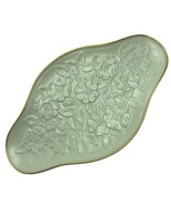 Lenox DuBarry Tray Floral Embossed Dish 9&quot; Oblong Hand-trimmed in 24k Go... - $19.32