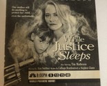 While Justice Sleeps Vintage Tv Guide Print Ad Cybil Shepherd Alan Smith... - $5.93