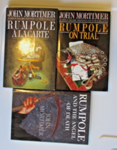 3 Book Lot Rumpole Mortimer Hardcover A La Carte, On Trial, Angel of Death 1sts - £14.08 GBP