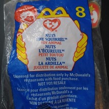 Nuts the Squirrel Toy Animal McDonald&#39;s Happy Meal 1999 New in Bag - £16.41 GBP