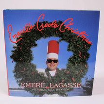 SIGNED Emeril&#39;s Creole Christmas By Emeril Lagasse Hardcover w/DJ 1997 Very Good - £15.13 GBP