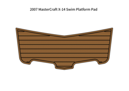 2007 MasterCraft X-14 Swim Platform Pad Boat EVA Foam Faux Teak Deck Floor Mat - $299.00