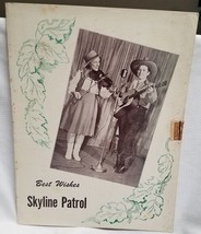 SKYLINE PATROL - ORIGINAL 1946 SONG FOLIO / SOUVENIR PROGRAM - VG CONDITION - £15.80 GBP
