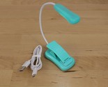 LuminoLite Rechargeable LED Reading Book Light Clip on w Warm or Cool Te... - $12.86