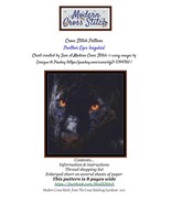 Panther Eyes ~~ Cross Stitch Pattern - £12.66 GBP