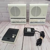 2- Aiphone LEF-3 Stations, 1- LE-D, Transformer Intercom System Lot - $114.00