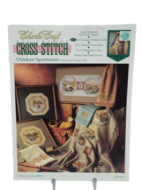 Outdoor Sportsman Cross Stitch Booklet Charles Craft Landscape Scenery Pattern - £7.82 GBP