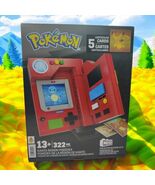 POKEMON Mattel MEGA Collector Build Set KANTO Region POKEDEX 5 Lenticula... - $587.88 MXN
