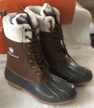 Artic Shield Women&#39;s Warm Brown Rain/Snow Boots Size US 7 - $29.70