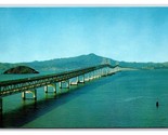 Richmond San Rafael Bridge San Francisco California CA UNP Chrome Postca... - £2.33 GBP